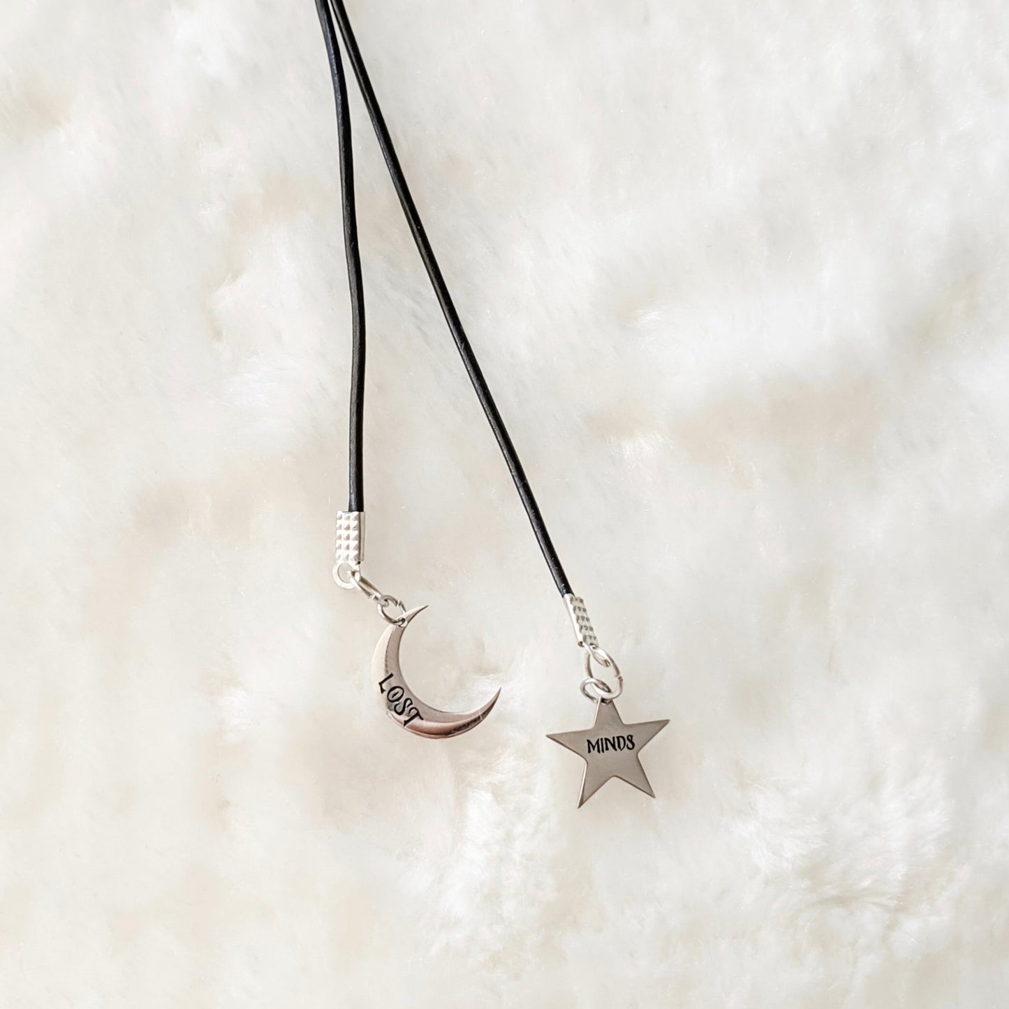 Star & Moon Wrap Necklace - Lost Minds Clothing