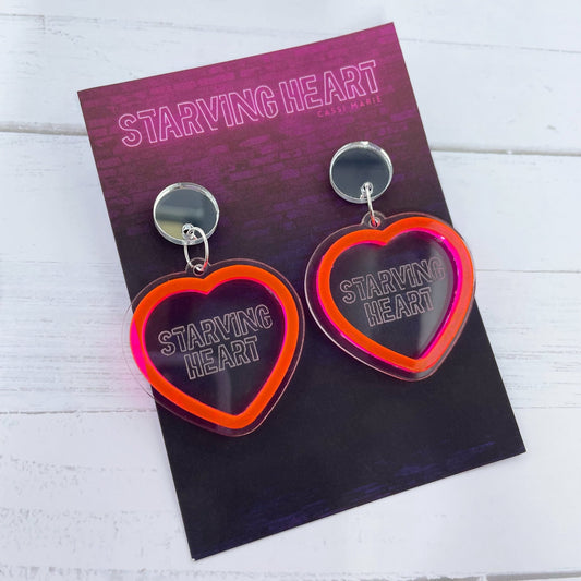 Starving Heart Earrings - Cassi Marie X Lost Minds - Lost Minds Clothing