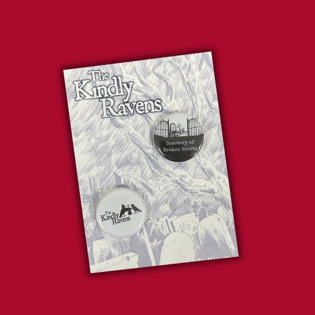 The Kindly Ravens Pin Set - The Kindly Ravens X Lost Minds - Lost Minds Clothing